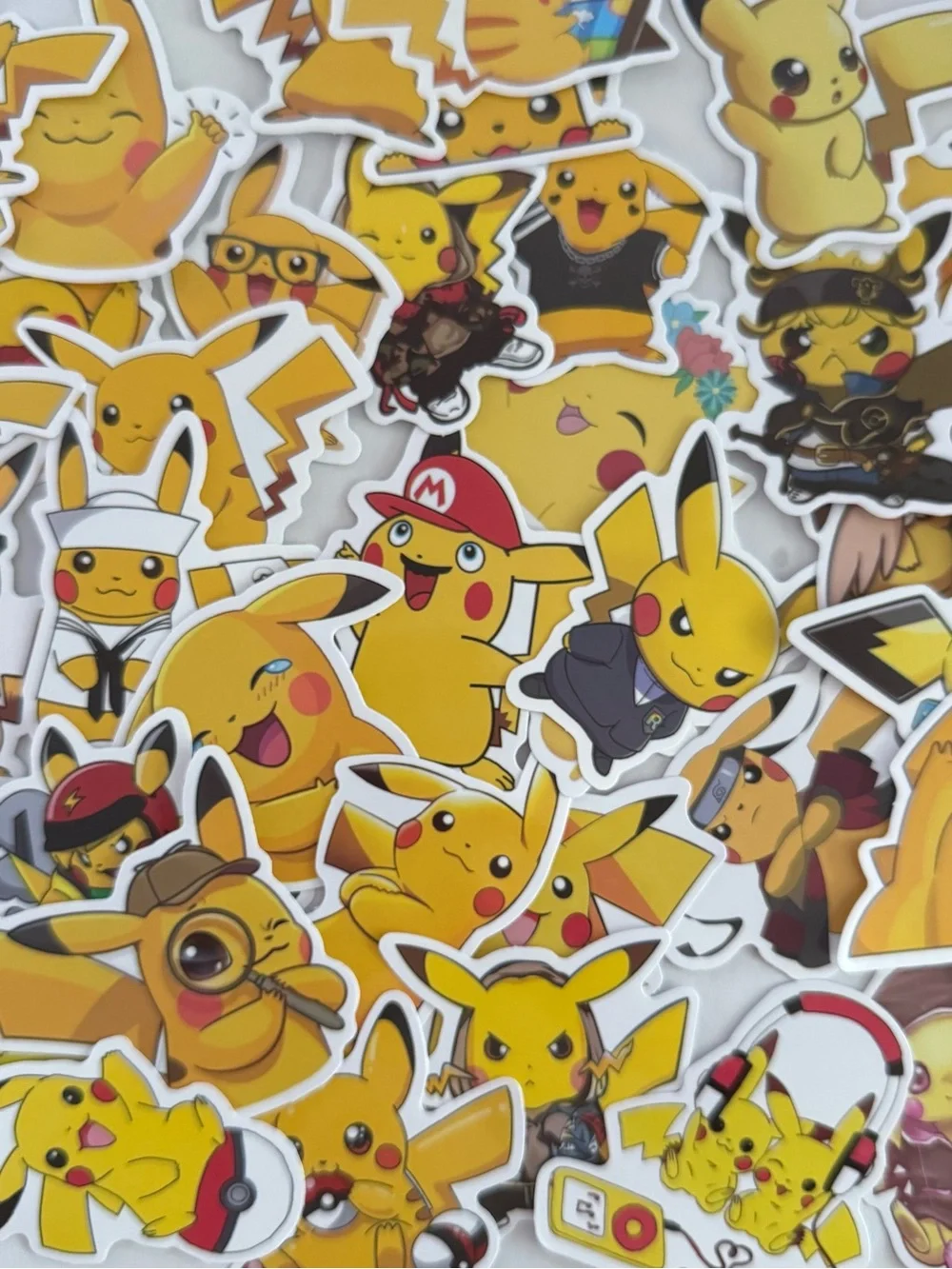 25 Assorted Pikachu Stickers